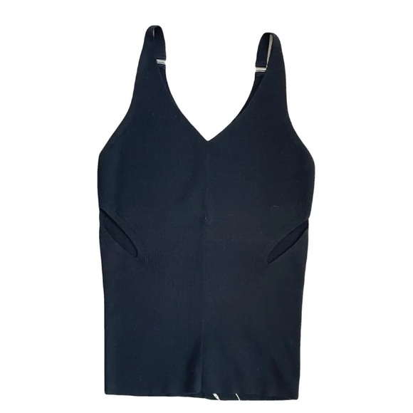DION LEE v neck merino wool tank top - Picture 1 of 7